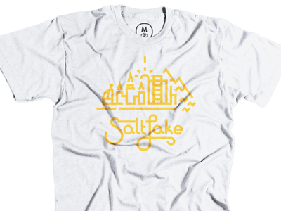 Sunny Salt Lake cotton bureau sale salt lake shirt t shirt