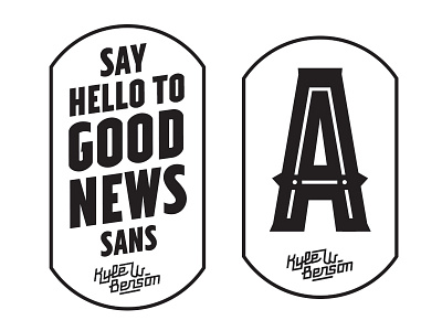 Good News Patches development font good news patches typeface