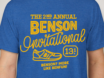 2014 Benson Invitational Shirt provo race t shirt