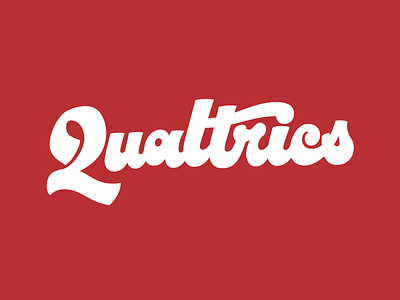 Qualtrics Lettering calligraphy lettering