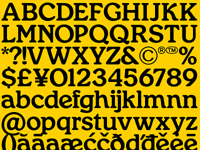 Henrietta font release typeface wip
