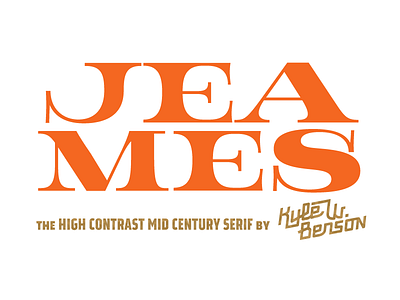 Jeames Released eames font herman miller mid century release typeface