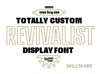 Build Your Own Font class font skillshare type