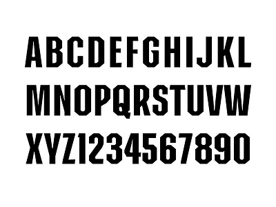 Notch Sans Released! cut in font half block release typeface vintage