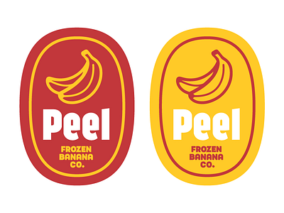 Peel Sticker banana sticker
