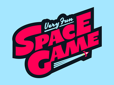 Space Game game lettering space wow