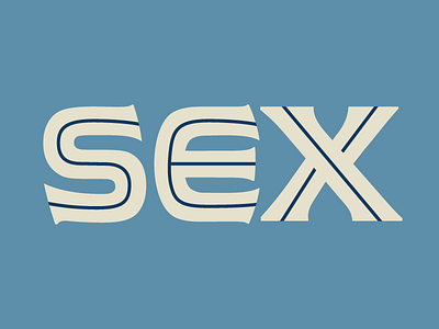 SEX lettering