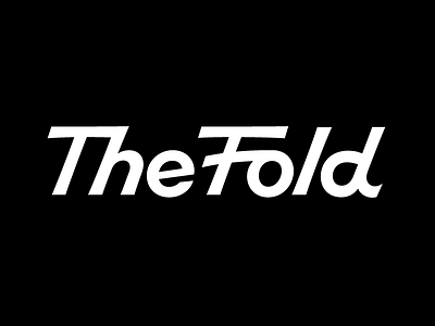The Fold lettering logotype