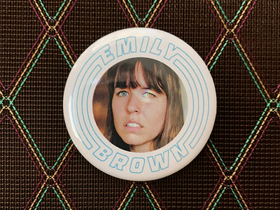 Emily Brown Button badge button button pin