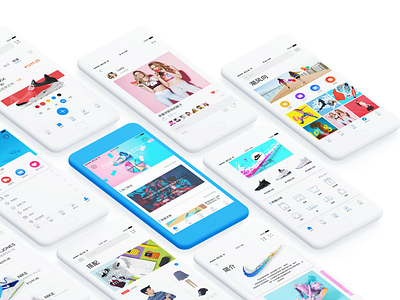 Young people's shopping app app peoples young shopping ui ux