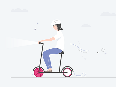 Dribbbbbike！ biker illustration vector illustration