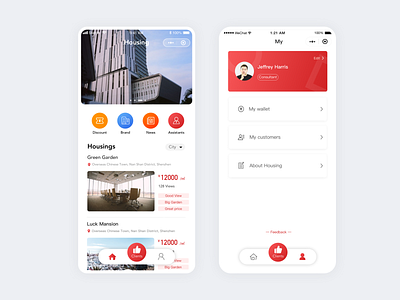 Housing - Mini program UI design app design mobile ui ui