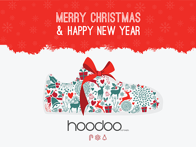 Hoodoo christmas banner christmas gift happy new year new year