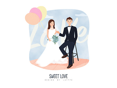 1 illustration love marry
