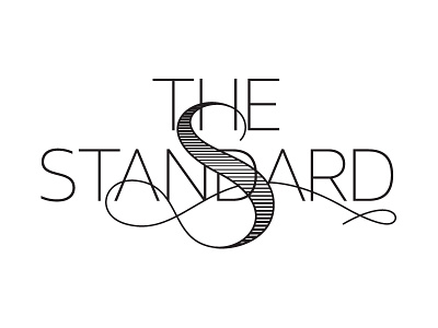 Standard logo trial design logo s typography