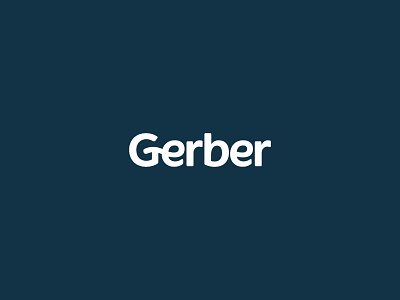 Gerber Wordmark type typography wordmark