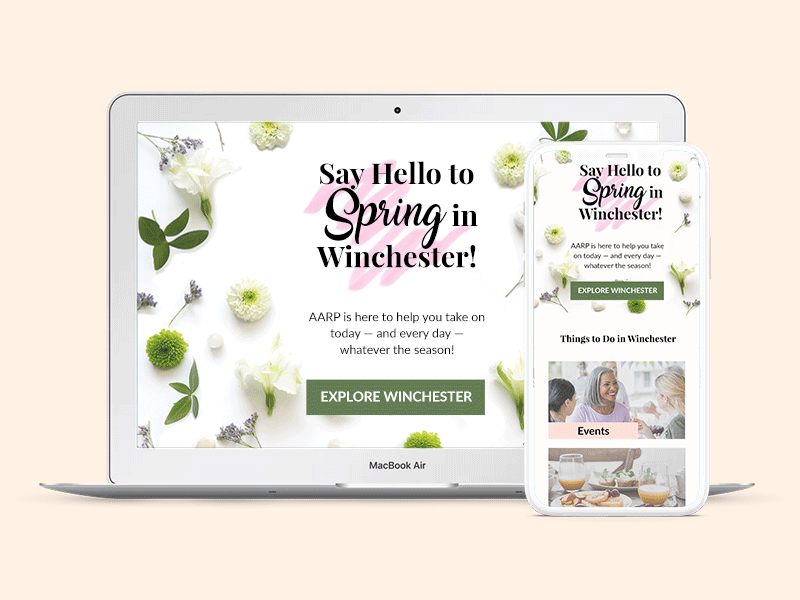 Interactive Spring Email email design email designer interactive design spring colors
