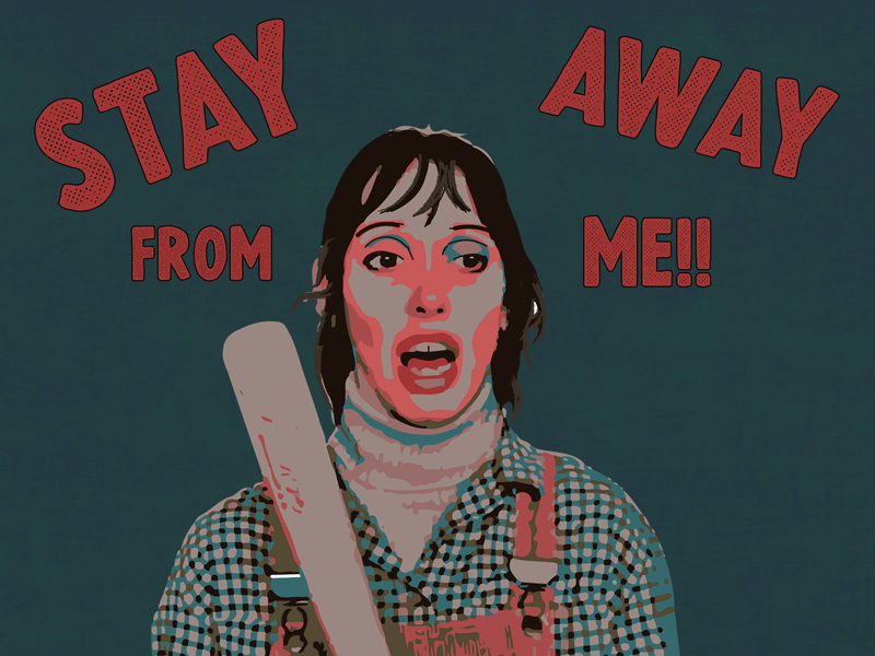 Stay away, Jack! adobe illustrator gif illustration photoshop spooky weekly warmup