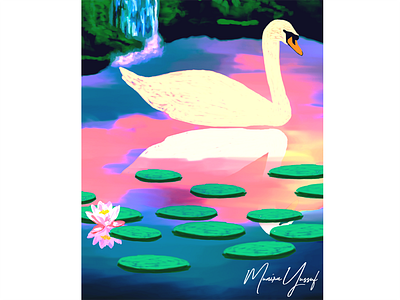 Swan Painting