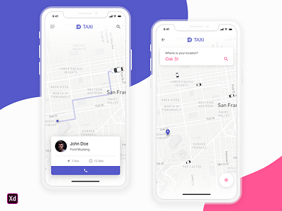 DailyUI 020 Location Tracker