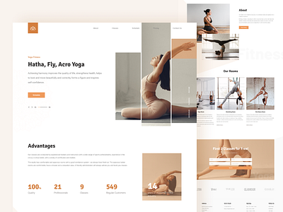 Fitness Studio - Redesign Main Page