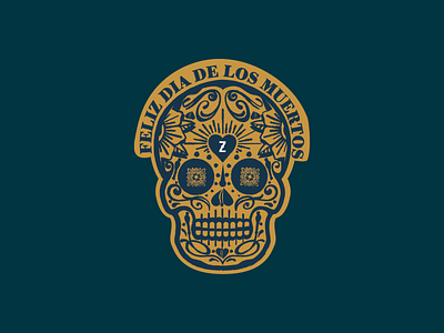 Dia de los Muertos – Zócalo illustration mexican