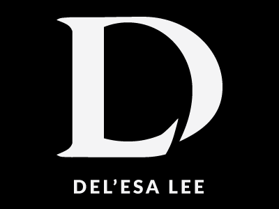 Del'Esa Lee - The Style Maven black branding d design dl golden ratio l letters logo monogram white