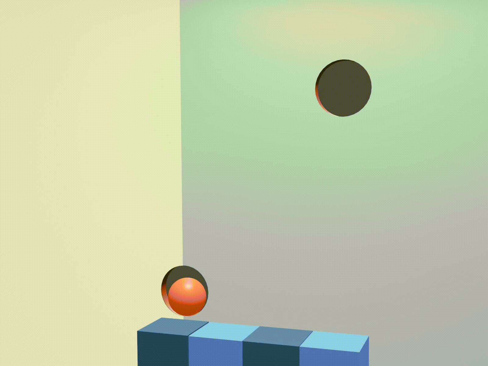 3D Animation Blender Ball Rolling