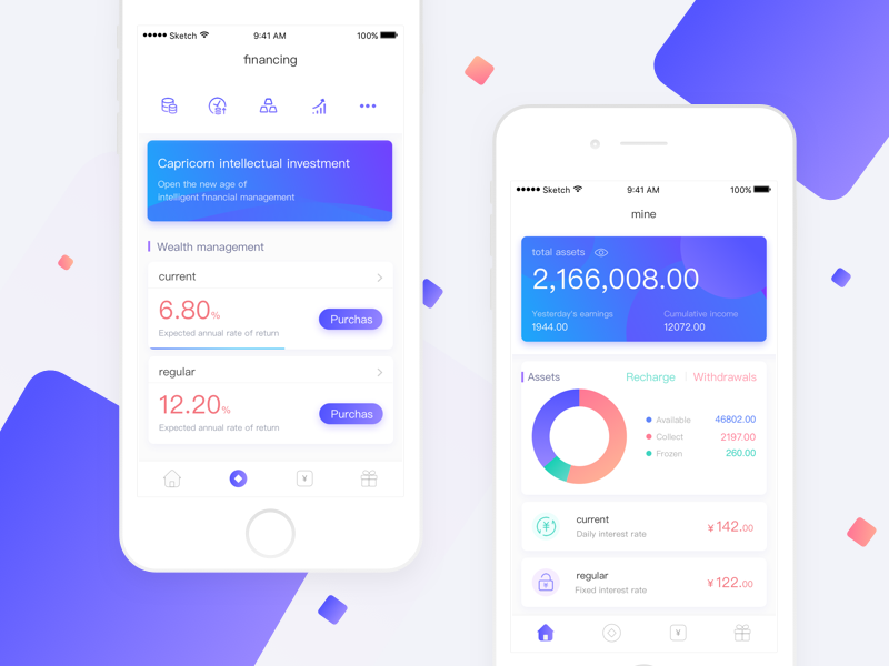 Financial by Haley on Dribbble