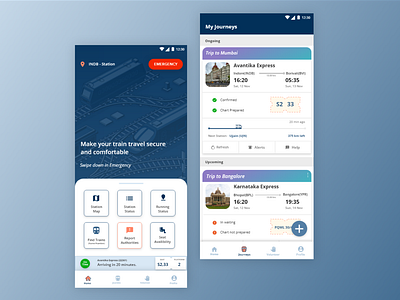 HelpRail App adobe xd android app app landing page indian railway mobile ui railway ui ui design uxui