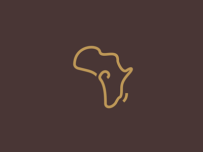 African Fashion africa clothes hanger icon logo moda outline smart