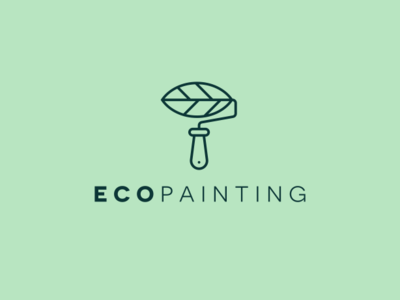 Eco painting brush environment leaf painting smart