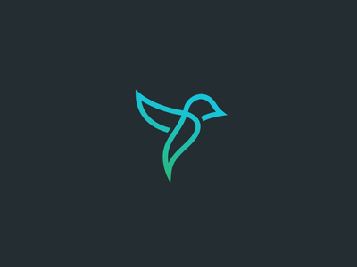 Bird logo bird hummingbird icon logo symbol