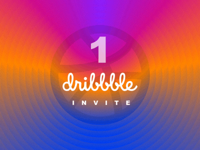 Dribbble Invite dribbble invite invitation invite new dribbblers welcome