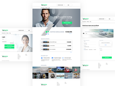 Market experts. buysell experts landing page market white