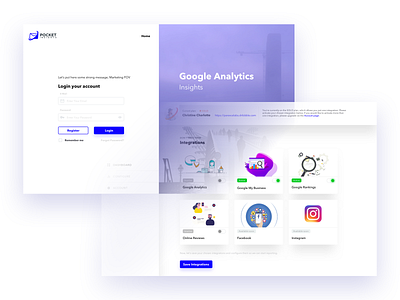 Pocket Insights Web App analytic facebook google google ads insights instagram login