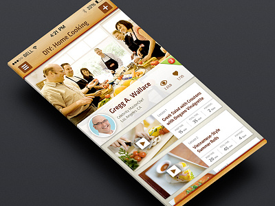 iOS cookbook app app cookbook ios ui ux