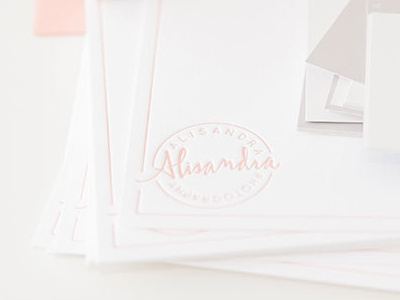 Letterpress Note Cards branding coral cotton letterpress note cards stationery