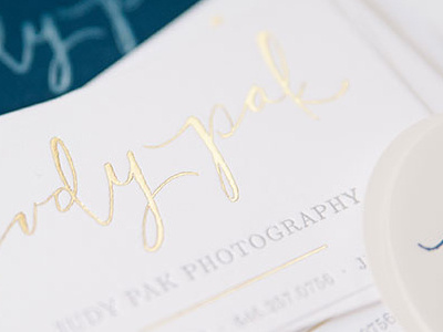 Gold Foil Business Cards branding business cards gold foil letterpress lettra