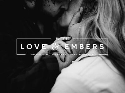 With Love & Embers branding fine art photography logo photography logo