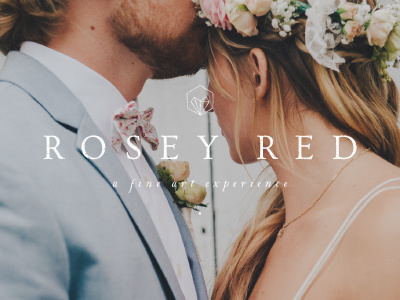 Rosey Red Photography logo photography branding photography logo