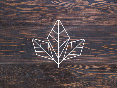 Leaf Element brandmark geometric leaf nature organic