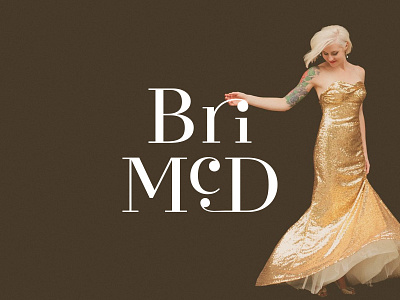 BriMcD branding logo logomark photography