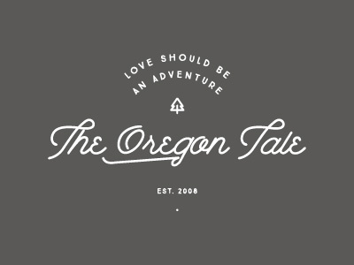 The Oregon Tale blog blog header oregon personal blog pine tree