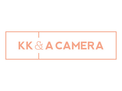 KK & A Camera Logo brand identity branding logo photography logo