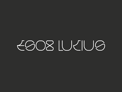 Esox Lucius custom type esox lucius logo pike type typography