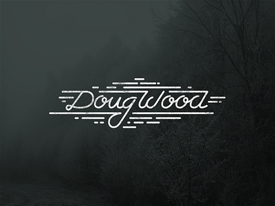 Doug Wood doug wood hand style handrawn logo logotype typography