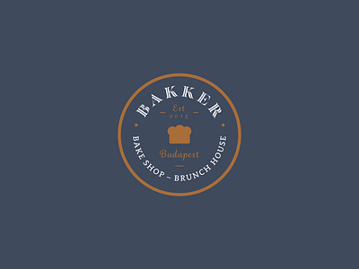 Bakker bake bakker brunch house logotype shop