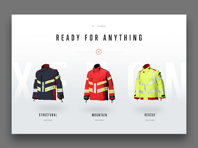 Fit For Duty Product Selection agency clothing design digital interactive outpost product sport sports ui ux web design