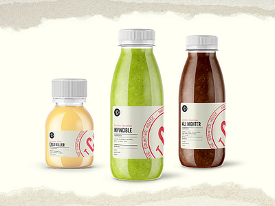 Counter House Packaging bar design health juice labels packaging restaurant